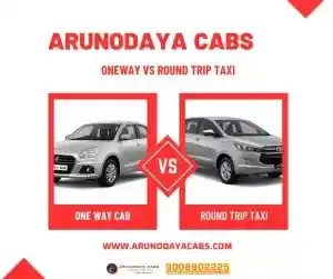 One-Way Cab vs Round Trip Cab