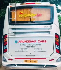 cheapest mini bus on rent in bangalore