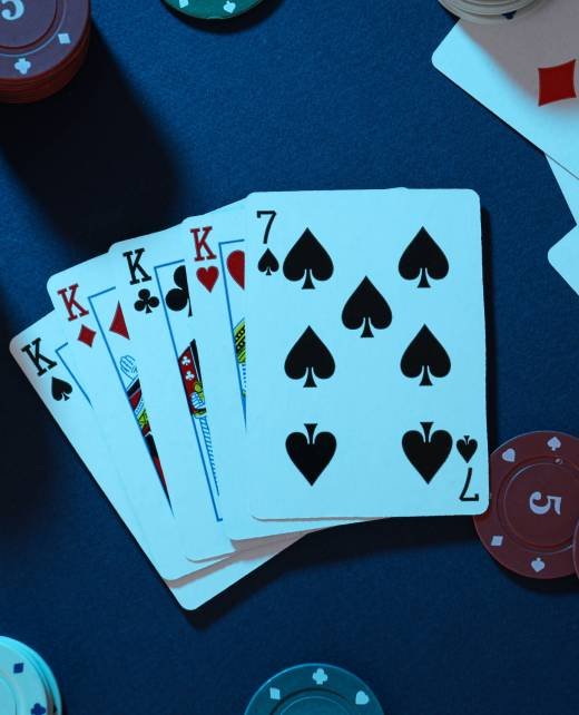 Concept of gambling, Poker gambling game, accessories for poker